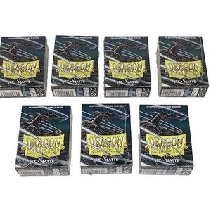 Dragon Shield Japanese Sz 7 Jet 60 Matte Dual Sleeves Extanium Destroy 11124 NEW